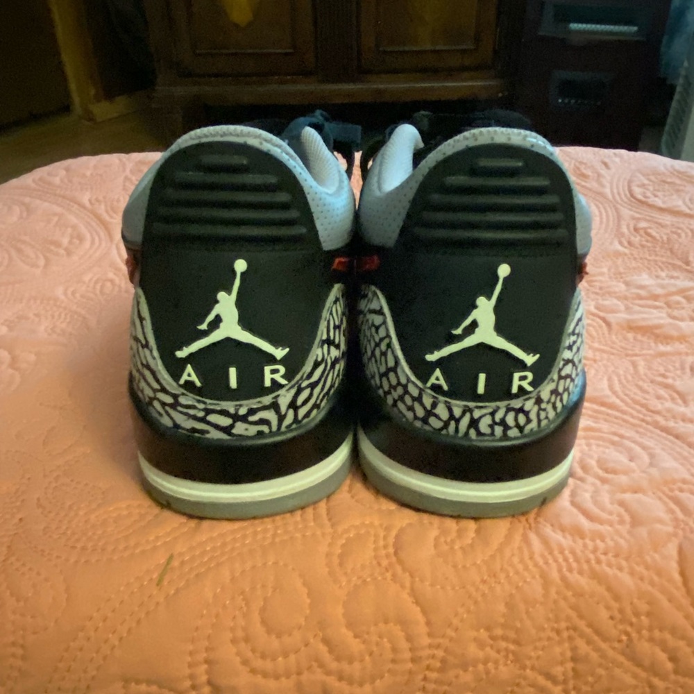Jordan Black and Gray Sneakers